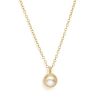 Online Small Pearl Drop Necklace In Gold Delicate