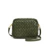 Online Midi Sac In Puffy Woven Army Crossbody