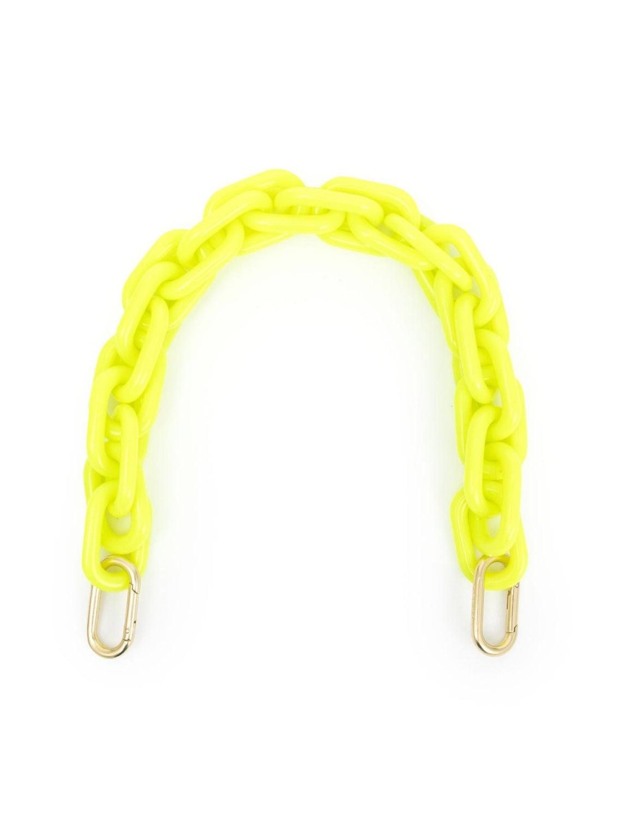 Wholesale Shortie Strap In Neon Yellow Handbags Accessories