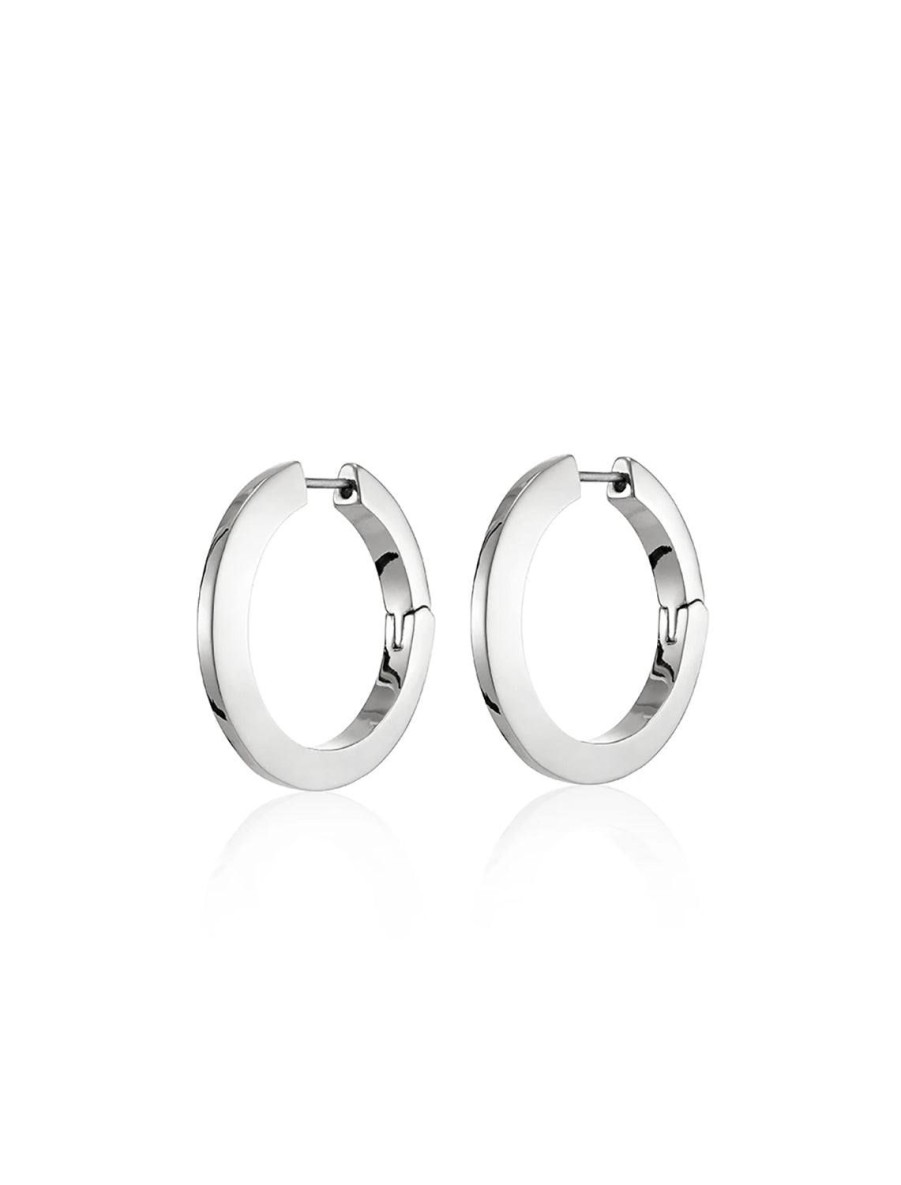 Online Toni Hoops In Silver Hoops