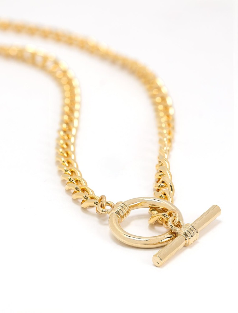 Clearance Curb Chain Toggle Necklace Chain Necklaces