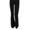 Clearance Flare Pant In Black Compact Crepe Pants