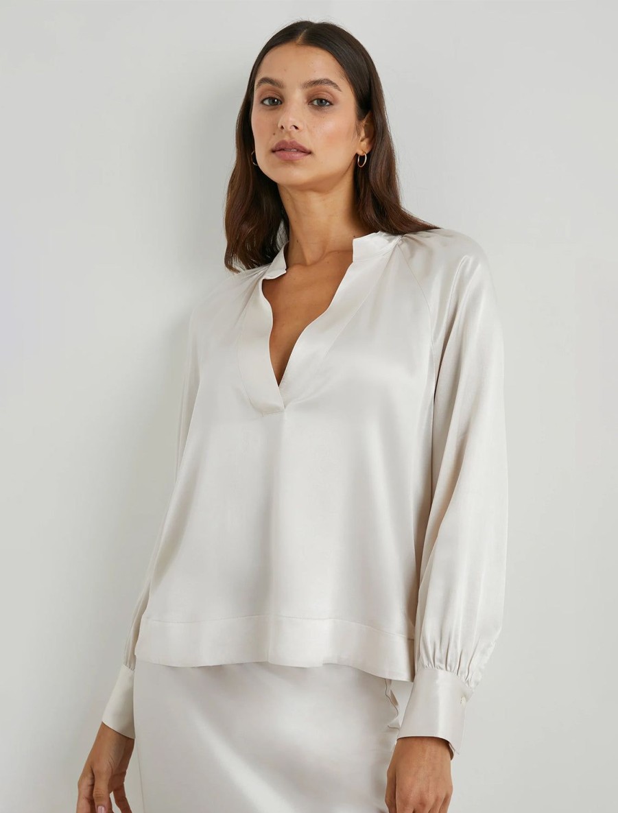 Online Wynna Blouse In Ivory Blouses