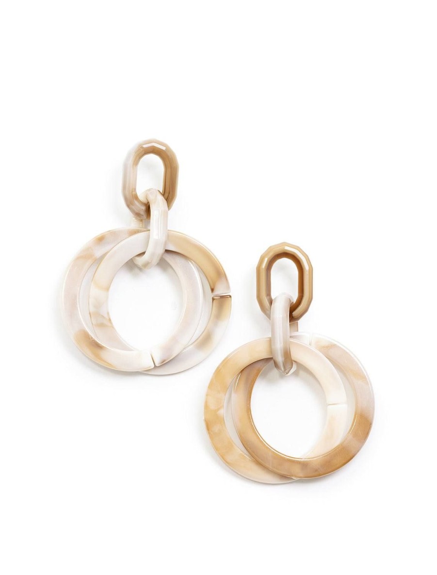 Hot Cream Layered Hoops Hoops