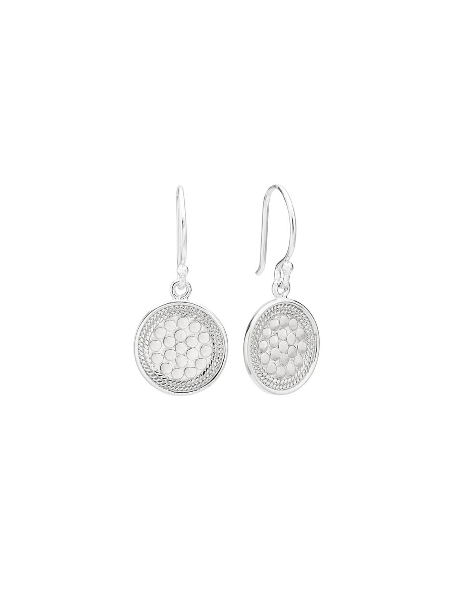 Wholesale Classic Circle Drop Earrings In Silver Drops