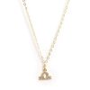 Hot Mini Pave Zodiac Necklace | Libra Delicate