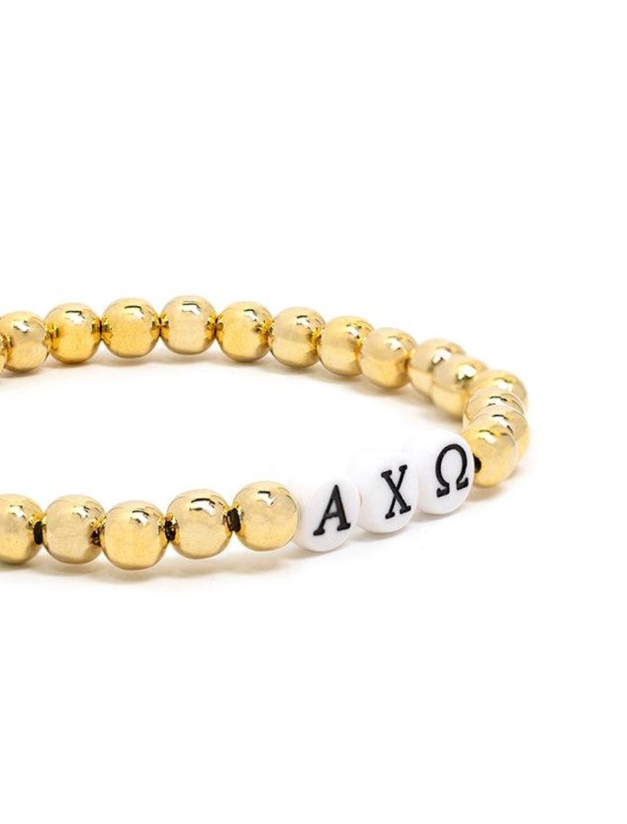 Clearance Alpha Chi Omega Beaded Bracelet Statement