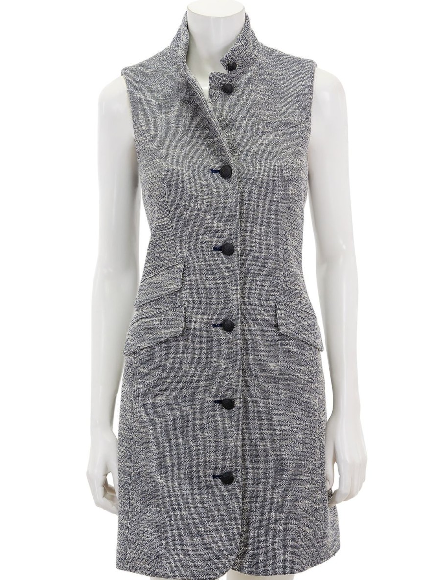 Best Slade Italian Tweed Vest Dress Day To Night Dresses