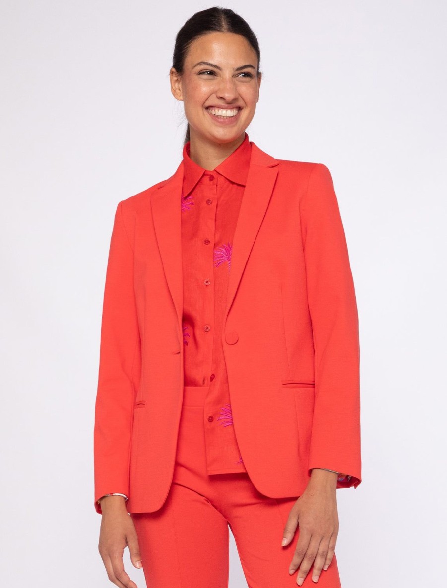 Clearance Hannah Blazer In Red Blazers