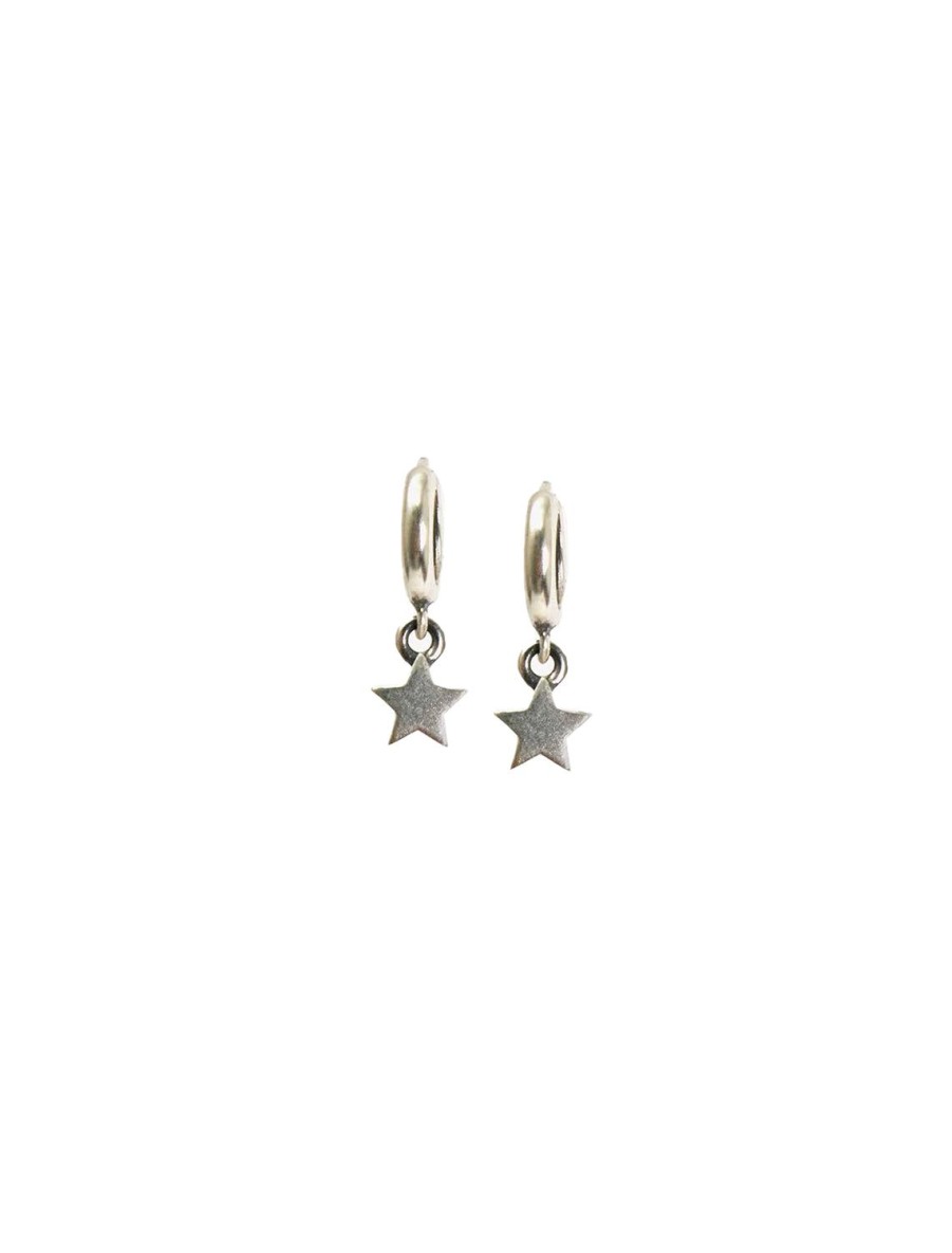 Best Star Mini Hoops In Silver Hoops