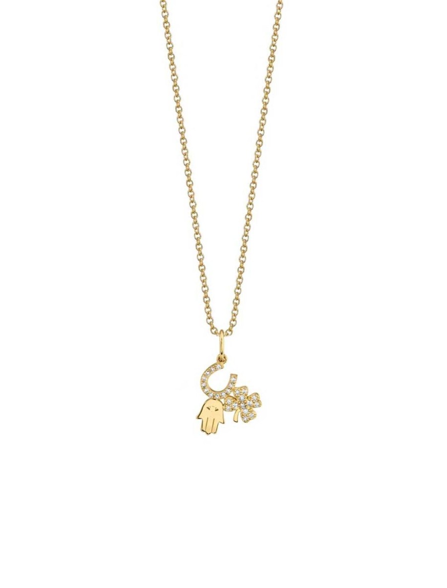 Online Luck And Protection Charm Necklace Delicate