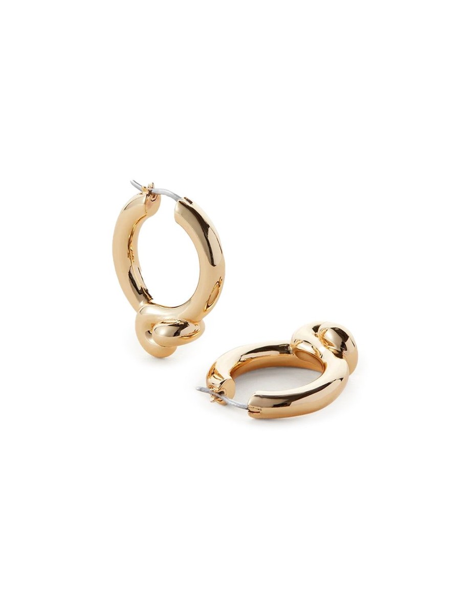 Online Maeve Hoops In Gold Hoops