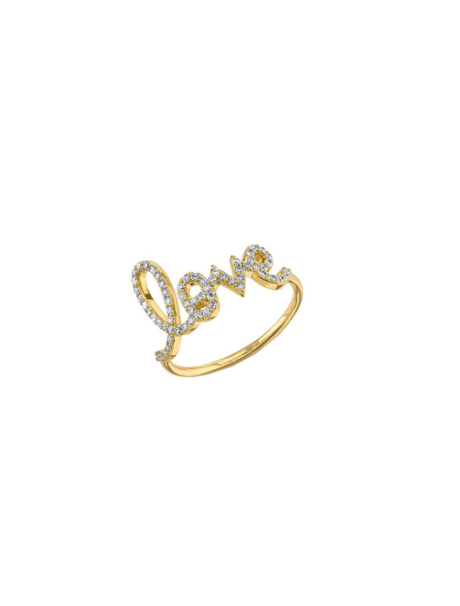 Online Large Love Script Ring Statement