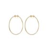 Clearance New Icon Hoops In Gold Medium Hoops