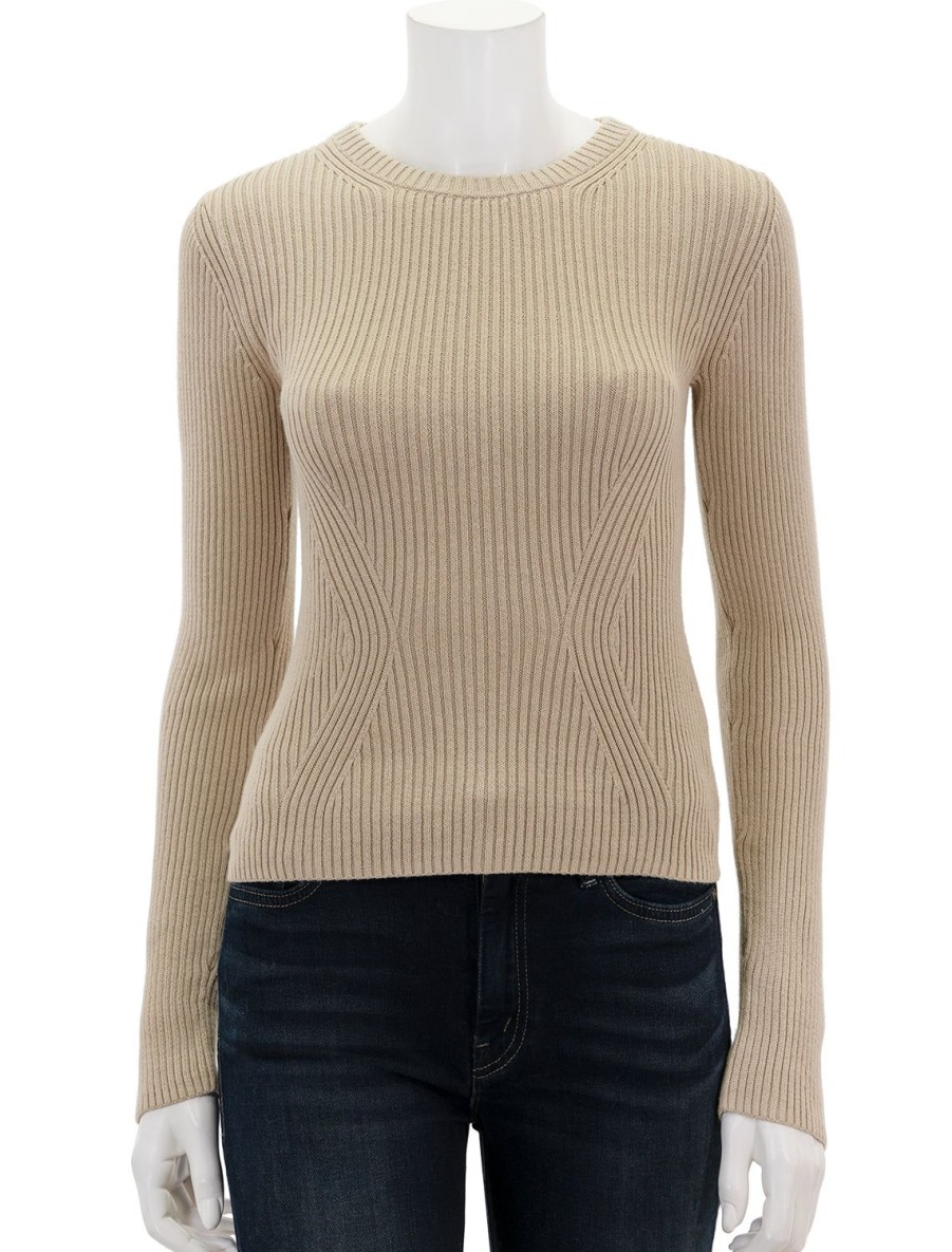 New Lara Ribbed Sweater In Paper Bag Pullover Sweaters