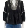 Online Baltic Blouse In Noir Blouses