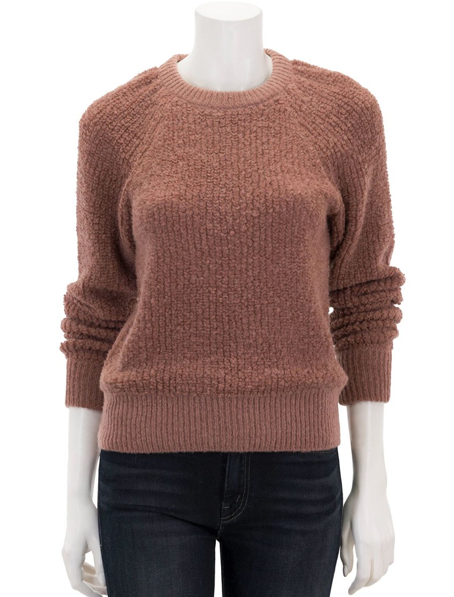 New Amal Raglan Sweater In Flush Pullover Sweaters