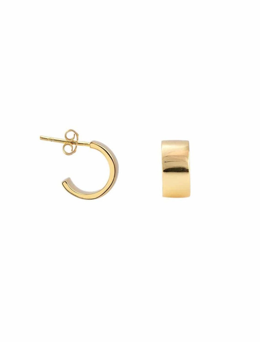 Best Wide Huggie Hoops Studs