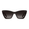 New Brigitte In Black And Black Crystal Sunglasses