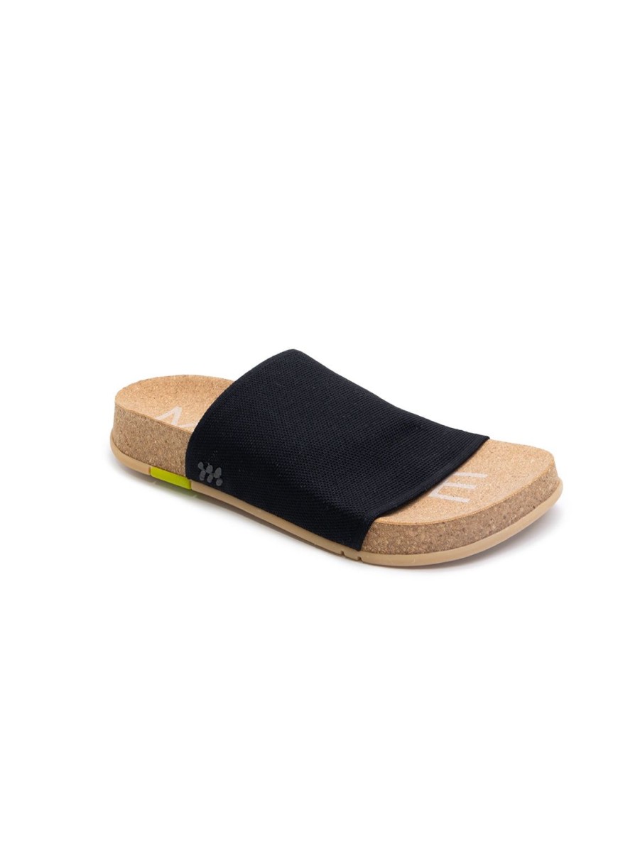 Wholesale Shaw Slide In Black Sandals