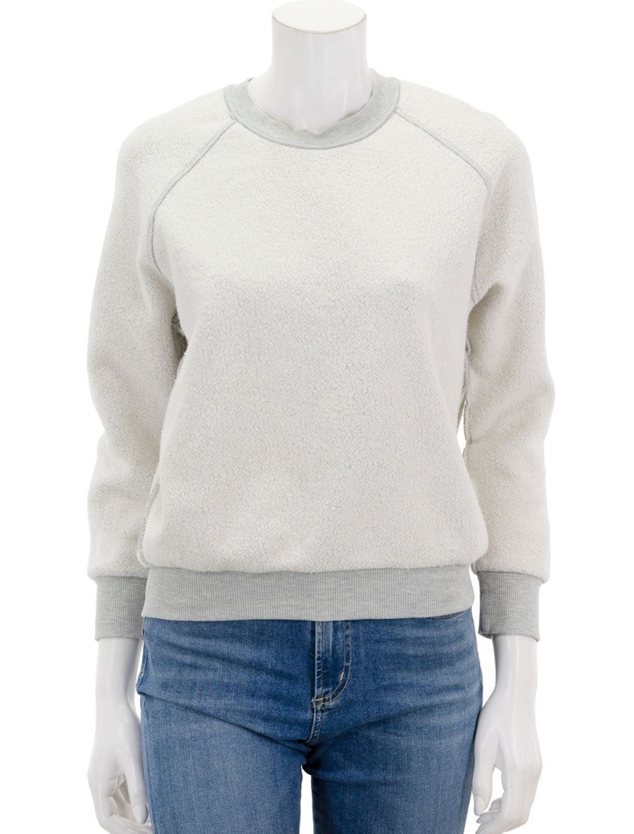 Hot Ziggy In Heather Grey Lounge Tops + Sweatshirts