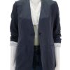 Best Bib Seam Blazer In Washed Black Blazers