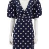 Wholesale Aliza Dress In Classic Navy Dot Printed Dresses