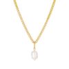 New Colette Pearl Curb Necklace Chain Necklaces