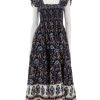 Hot Seren Print Maxi Dress In Dark Multi Casual + Knit Dresses