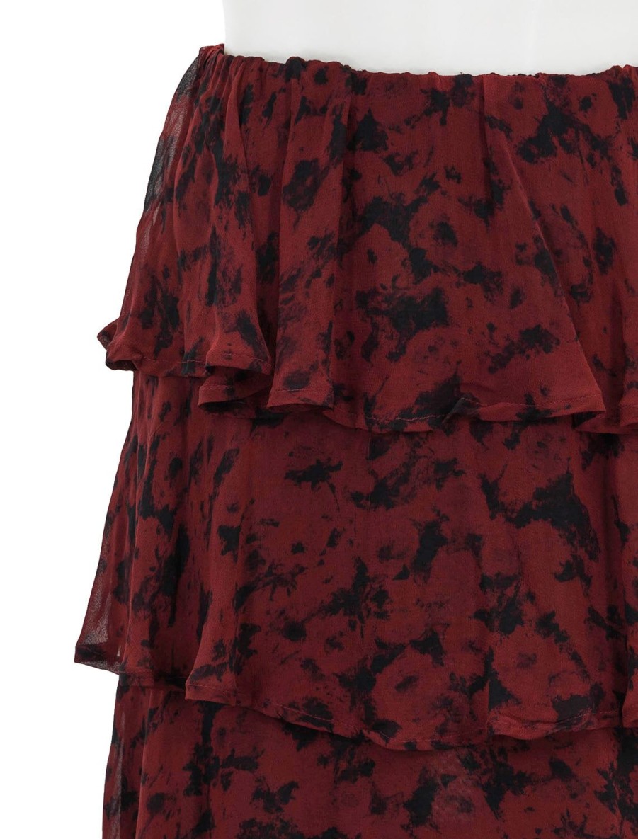 Best Tiered Skirt In Syrah Skirts