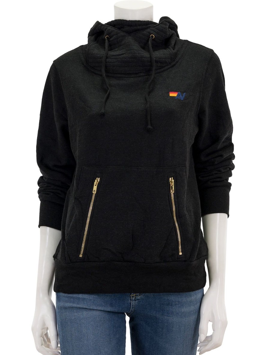 Clearance Ninja Pullover In Black Lounge Tops + Sweatshirts