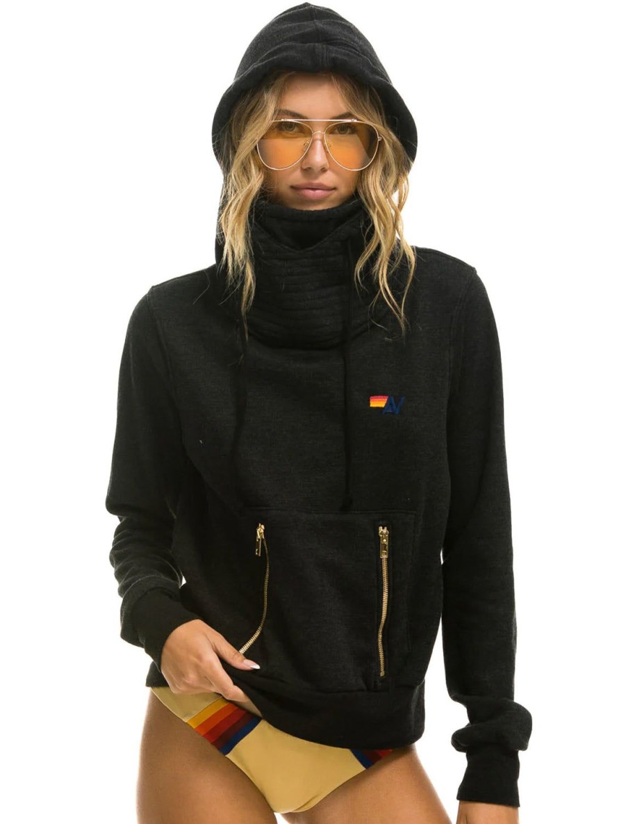 Clearance Ninja Pullover In Black Lounge Tops + Sweatshirts