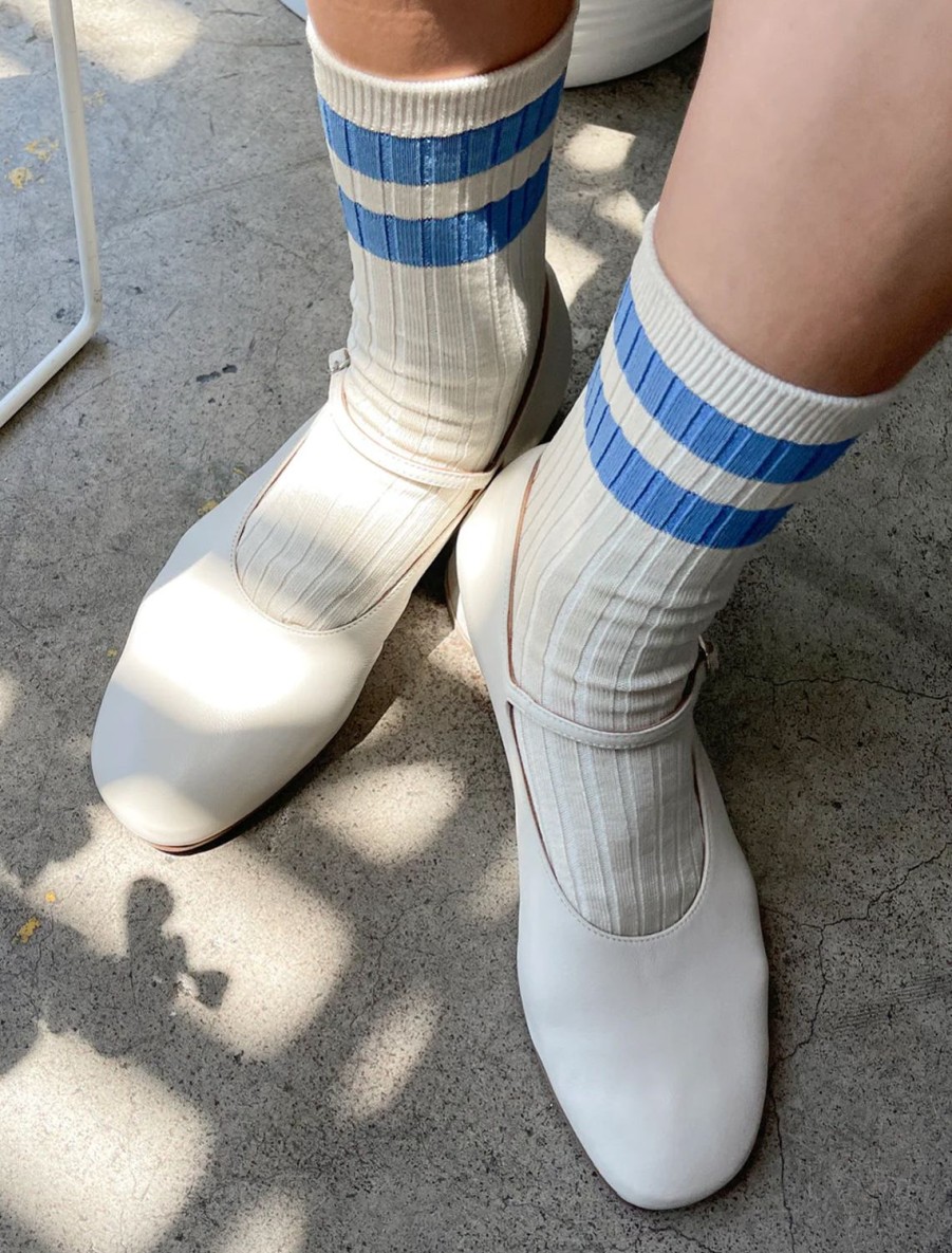 Wholesale Her Socks Varsity In Blue Socks