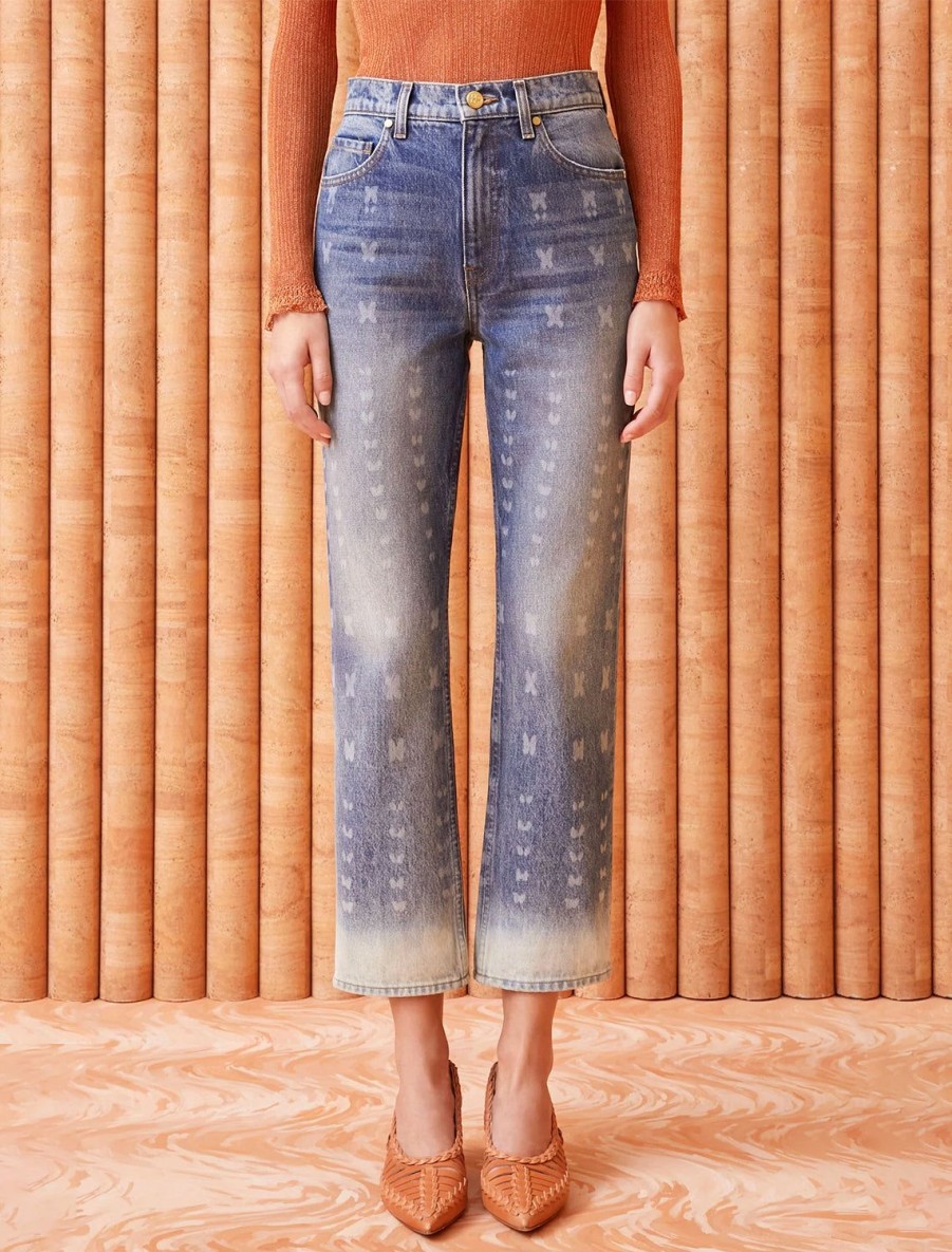 Wholesale The Cropped Agnes Jean In Etched Arashi Wash Ankle + Cropped