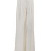 Best Neve Mid Waisted Wideleg Trouser In Ivory Crepe Pants